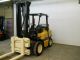 2006 Yale 6000 Lb Capacity Forklift Lift Truck Pneumatic Tire Clear View Mast Forklifts & Other Lifts photo 2