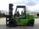 2000 Clark Cgp55 Forklift 11000lb Diesel Pneumatic Lift Truck Forklifts & Other Lifts photo 9