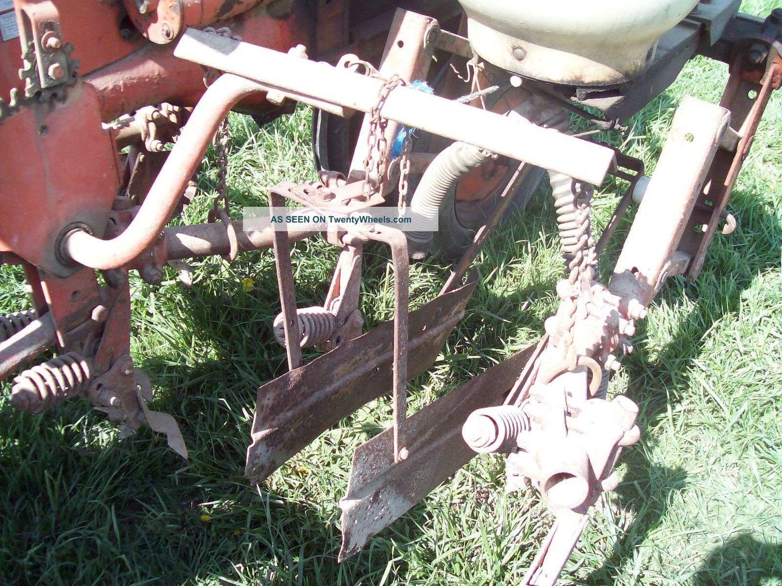 Allis Chalmers Ca Live Power With 2 Row Culitervators Side Dresser, And Tools