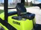 Clark C30d 6000 Lb Capacity Forklift Lift Truck Solid Pneumatic Tire Triple Stg Forklifts & Other Lifts photo 9