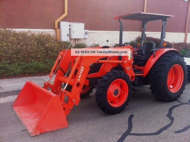 2010 Kubota M7040 4x4 Tractor With Loader Only 544 Hrs Tractors photo