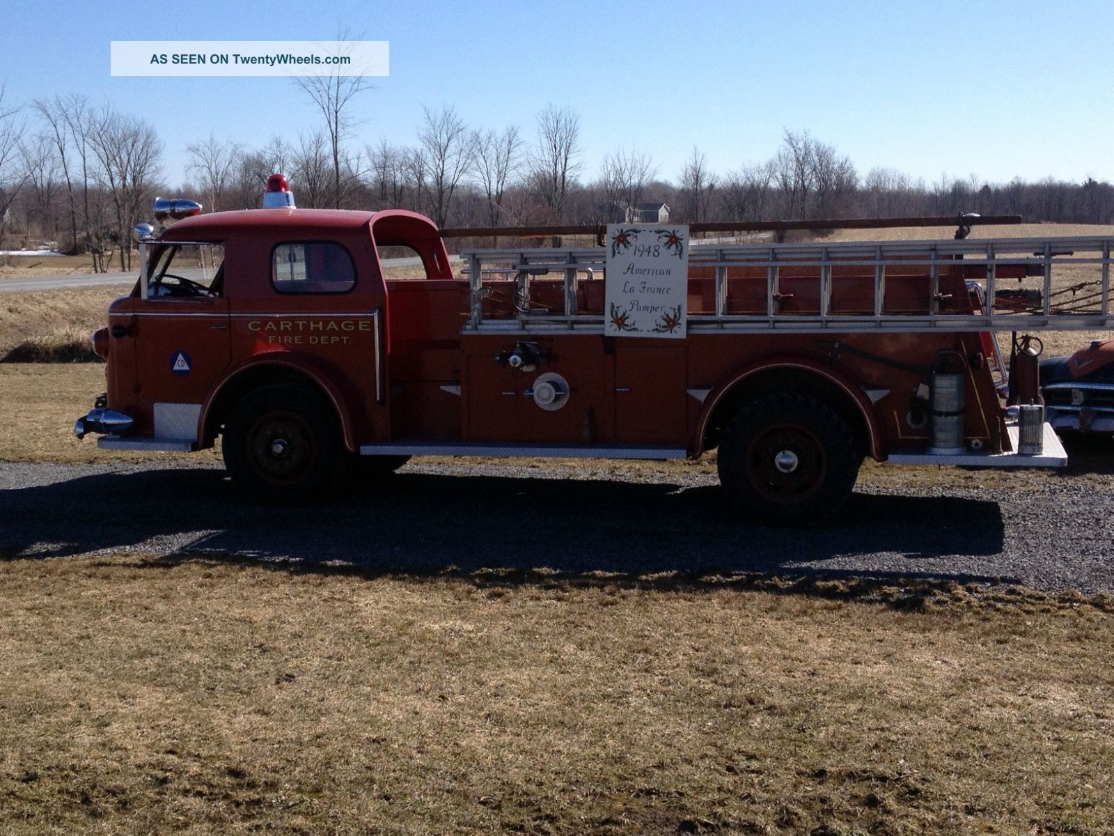 antique american lafrance fire trucks