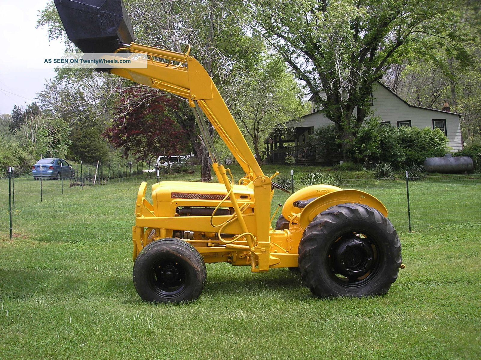 Ford 4000 industrial loader tractor #5