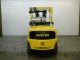 Hyster 12000 Lb Capacity Forklift Lift Truck Pneumatic Tire Triple Stage Lp Gas Forklifts photo 1
