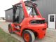 Linde H70d Deutz Diesel Fork Lift 15000 Material Handler Solid Pneumatic Tires Forklifts photo 2