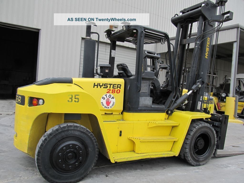 2009 Hyster Forklift Model H280hd 28000lb Capacity