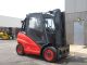 Linde H40d 8000 Lb Capacity Forklift Lift Truck Pneumatic Tire Cab W/heat Forklifts photo 1