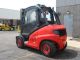 Linde H40d 8000 Lb Capacity Forklift Lift Truck Pneumatic Tire Cab W/heat Forklifts photo 5
