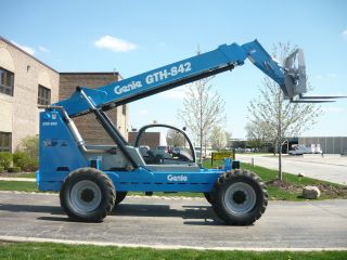 2006 Genie Gth842 Telehandler Terex Th842c Telescopic Forklift Reach Lift photo