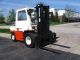 Nissan 9000 Lb Capacity Forklift Lift Truck Pneumatic Tire With Heated Cab Forklifts photo 1