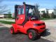 Linde H45d 10000 Lb Capacity Forklift Lift Truck Pneumatic Tire Cab W/heat Forklifts photo 2