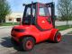 Linde H45d 10000 Lb Capacity Forklift Lift Truck Pneumatic Tire Cab W/heat Forklifts photo 4