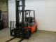 2005 Toyota 6000 Lb Capacity Forklift Lift Truck Pneumatic Tire Clear View Mast Forklifts photo 1