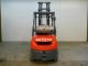 2005 Toyota 6000 Lb Capacity Forklift Lift Truck Pneumatic Tire Clear View Mast Forklifts photo 2