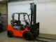 2005 Toyota 6000 Lb Capacity Forklift Lift Truck Pneumatic Tire Clear View Mast Forklifts photo 5