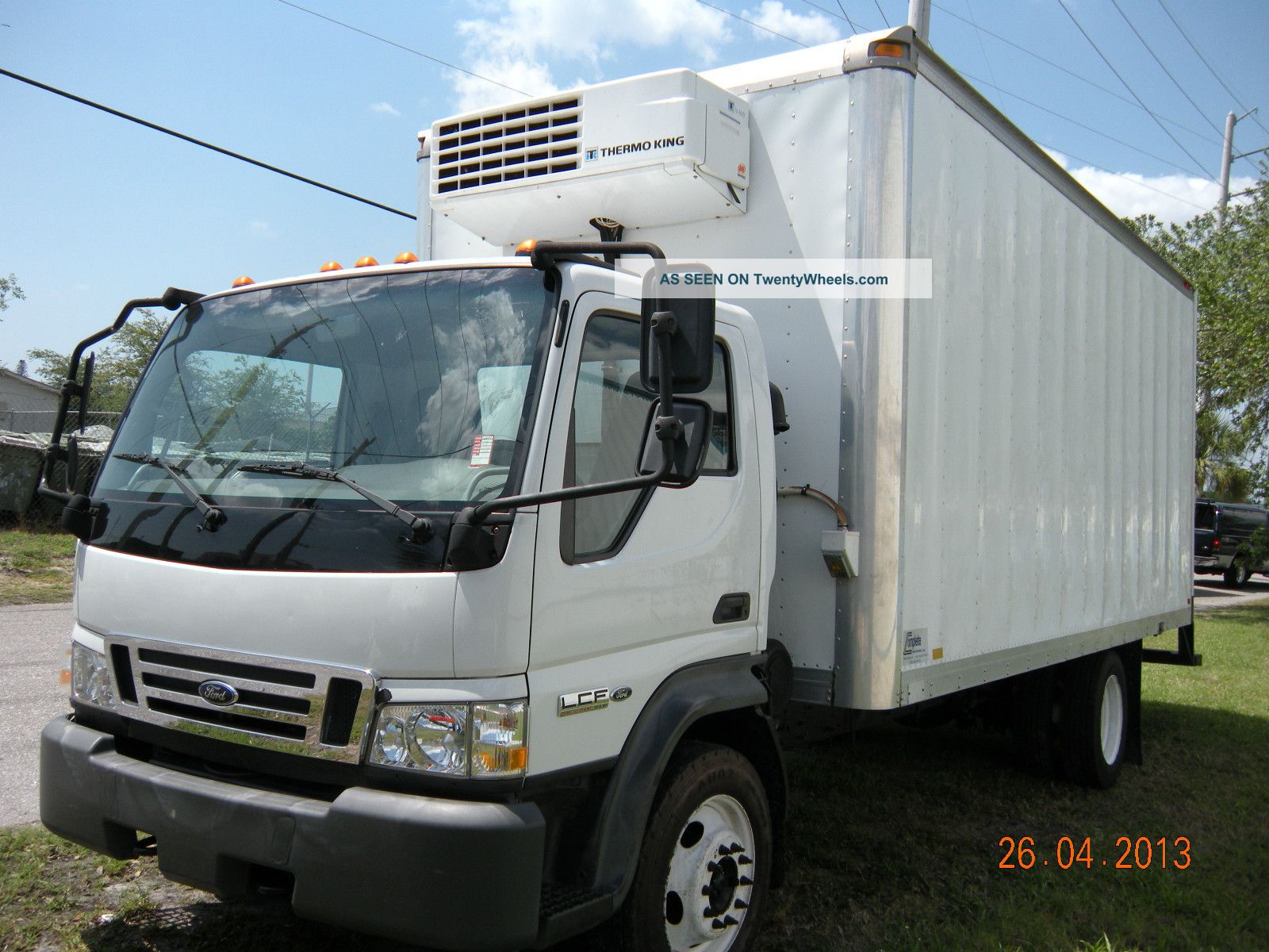 2006 Ford Lcf Thermo King Reefer Lcf 4.  5 Turbodiesel 21 ' Box Fl Box Trucks / Cube Vans photo