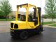 Hyster H60ft 6000 Lb Capacity Forklift Lift Truck Solid Pneumatic Tire Triple Forklifts photo 4