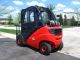 2005 Linde H30t 6000 Lb Capacity Forklift Lift Truck Closed Heated Cab Pneumatic Forklifts photo 4