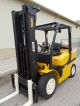 2010 Yale 8000 Lb Capacity Forklift Lift Truck Pneumatic Tire Clear View Mast Forklifts photo 1