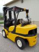 2010 Yale 8000 Lb Capacity Forklift Lift Truck Pneumatic Tire Clear View Mast Forklifts photo 2