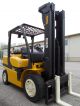 2010 Yale 8000 Lb Capacity Forklift Lift Truck Pneumatic Tire Clear View Mast Forklifts photo 4
