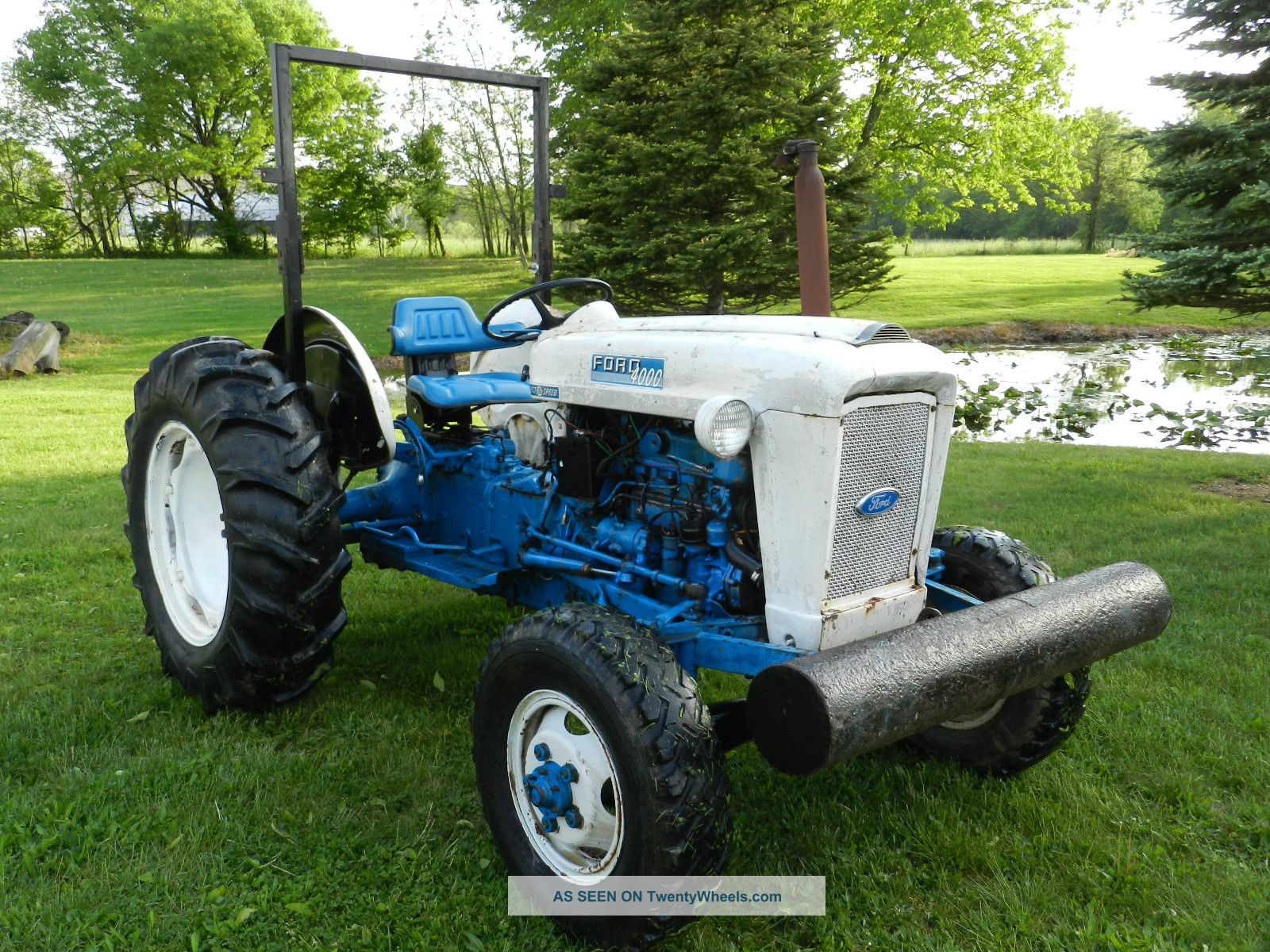 Ford 4000 4x4 tractor #6
