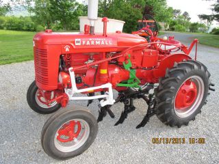 1952 Nicely Restored Farmall A Farm And Garden Tractor - Cultivators - Seeder photo
