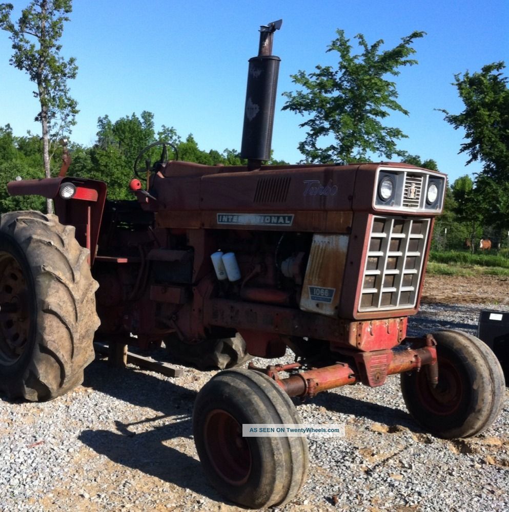 International 1066 Farm Tractor.  Tractor Running When Parked Few Years Ago.  Asis Tractors photo