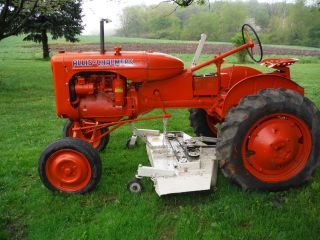 Allis Chalmers C With Woods Mower Get Ready For Spring photo