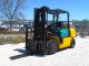 Komatsu 8000 Lb Capacity Forklift Lift Truck Pneumatic Tire Triple Stage Lp Gas Forklifts photo 1