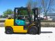 Komatsu 8000 Lb Capacity Forklift Lift Truck Pneumatic Tire Triple Stage Lp Gas Forklifts photo 3