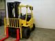 2005 Hyster 8000lb Capacity Forklift Lift Truck Pneumatic Tire Triple Stage Mast Forklifts photo 2
