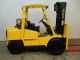 2005 Hyster 8000lb Capacity Forklift Lift Truck Pneumatic Tire Triple Stage Mast Forklifts photo 5