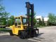 Caterpillar 15000 Lb Capacity Forklift Lift Truck Rough Terrain Tires With Cab Forklifts photo 3