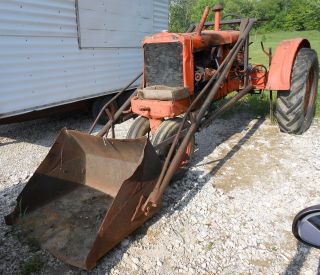 Allis - Chalmers Tractor 1936 Wc With Loader - Milwaukee ' S Finest 77 Year Old Iron photo
