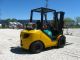 Komatsu 6000 Lb Capacity Forklift Lift Truck Pneumatic Tire Triple Stage Lp Gas Forklifts photo 4