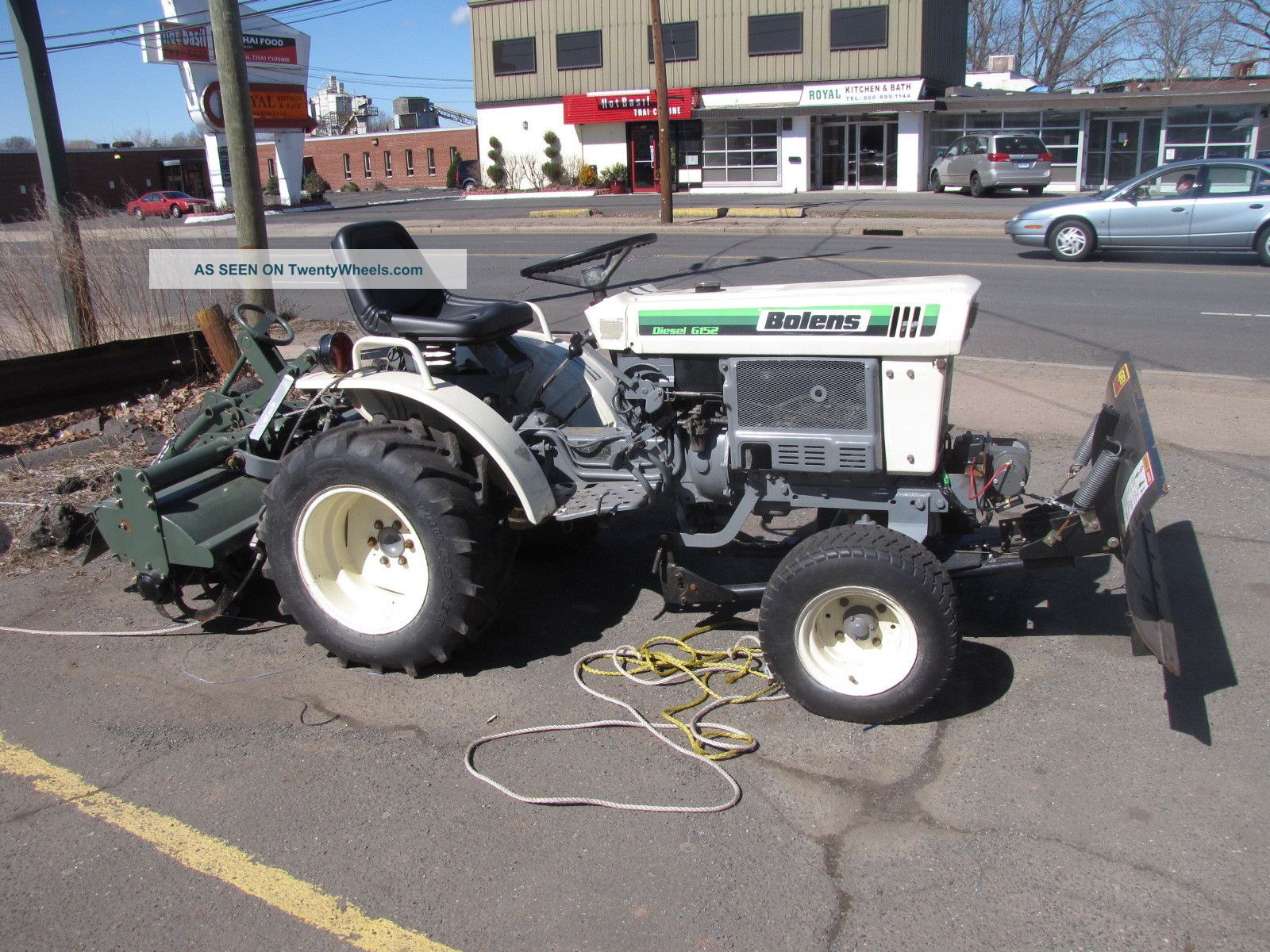 Bolens Iseki Diesel Tractor G152 Yanmar Tiller 4 Way Plow Winch