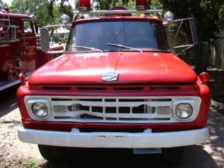 1961 Ford F 500 Ford Fire Truck photo