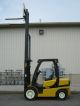 2006 Yale 6000 Lb Capacity Forklift Lift Truck Pneumatic Tire Diesel Engine Forklifts photo 3