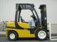 2006 Yale 6000 Lb Capacity Forklift Lift Truck Pneumatic Tire Diesel Engine Forklifts photo 4