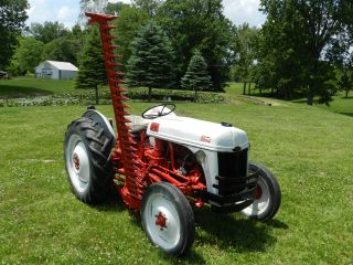 1952 Ford 8n Tractor & 6 Foot Side Sickle Bar Mower photo