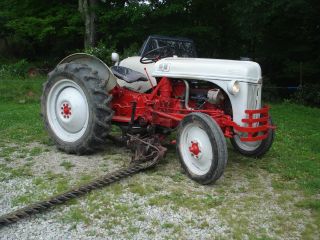 1949 Ford 8n Farm Tractor With Side Sickle Bar Finish Mower photo
