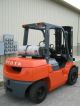 2005 Toyota 8000 Lb Capacity Forklift Lift Truck Pneumatic Tire Clear View Mast Forklifts photo 3