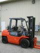 2005 Toyota 8000 Lb Capacity Forklift Lift Truck Pneumatic Tire Clear View Mast Forklifts photo 4