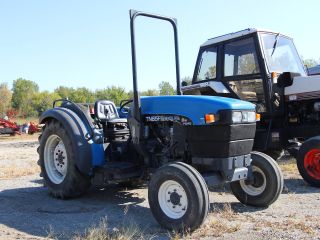 Holland Tn65f Orchard Tractor - 2wd,  Rops photo