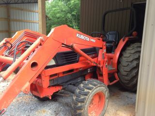 Kubota L3710d Tractor With Front - End Loader photo