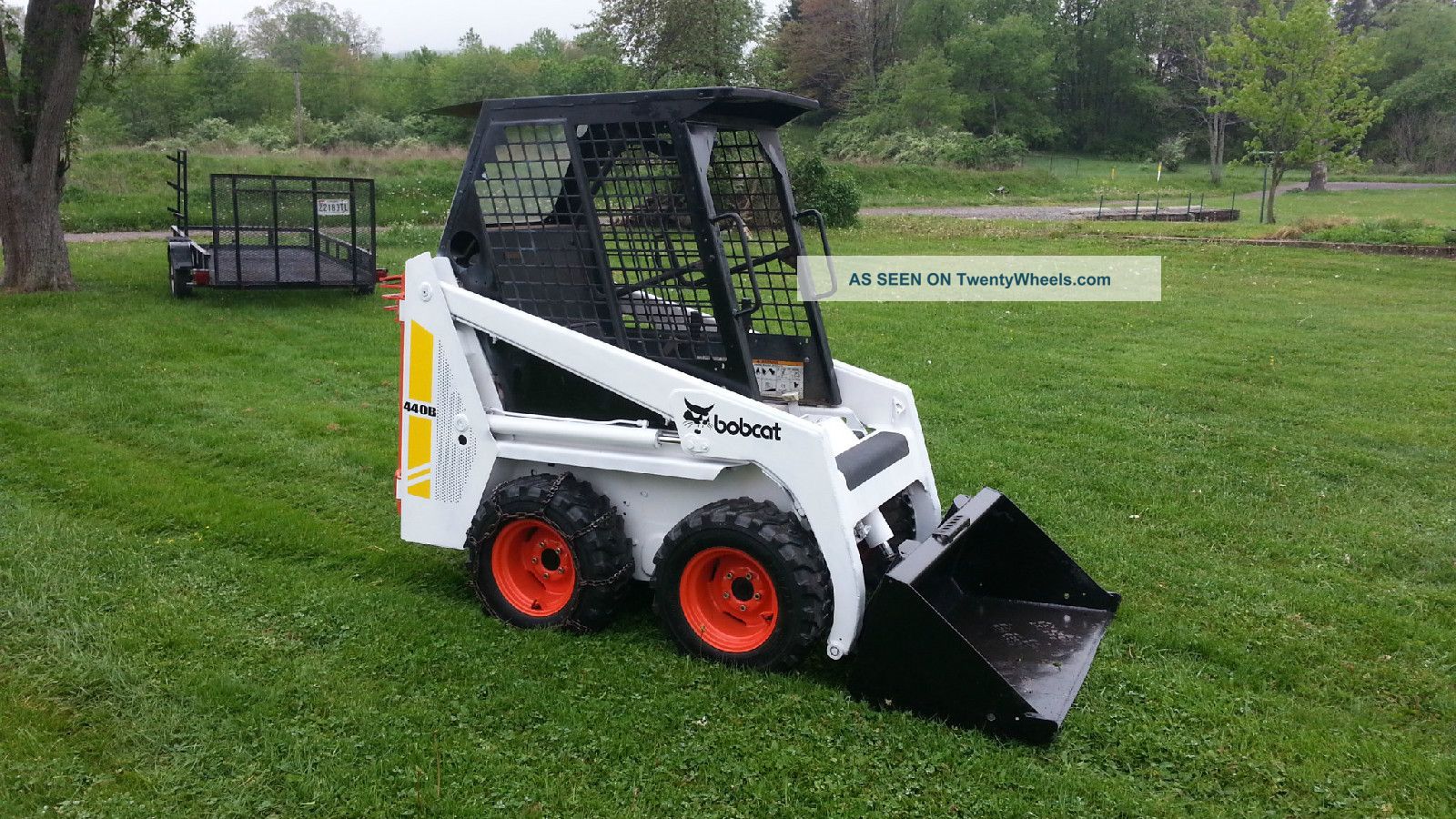 Bobcat Skid Steer Black Seat With Slides – Fits 310, 371, 440, 443, 450 & More – SU-143010BK