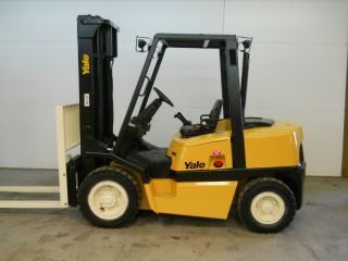 2005 Yale 8000lb Capacity Forklift Lift Truck Pneumatic Tire 60 