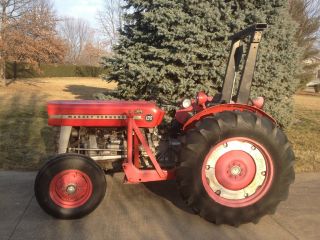 1969 Massey Ferguson 135 Tractor: Trip - Loader,  Rops,  5 ' Rotary Cutter Lots photo