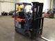 2007 Toyota 7fbcu18.  3500 Lb Capacity Electric Forklift.  189 In Lift.  3 Stage Forklifts photo 3